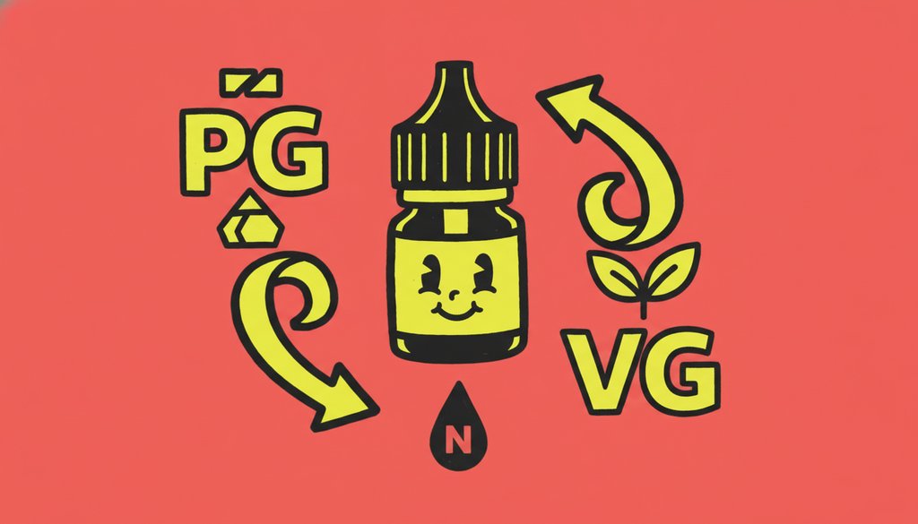 전자담배 액상, 니코틴보다 PG·VG 비율이 체감을 결정한다