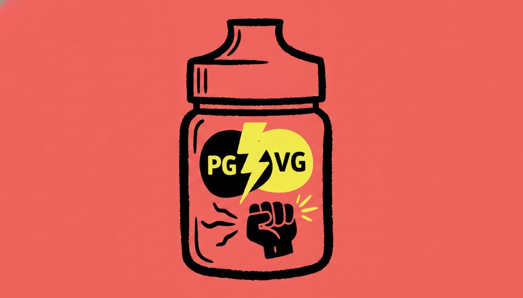 무니코틴 액상이란? 니코틴 없이도 타격감을 살리는 PG·VG 선택 기준