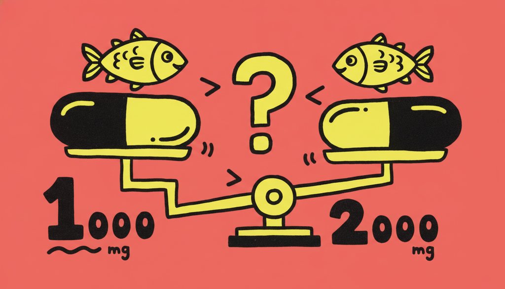 오메가3 1000mg 2000mg 차이, 어떤 용량이 내게 맞을까?