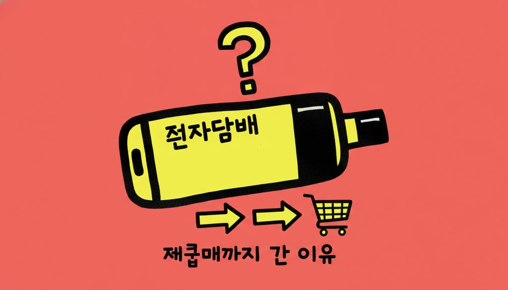 레딜 무니코틴 전자담배 후기: 반신반의했다가 재구매까지 간 이유